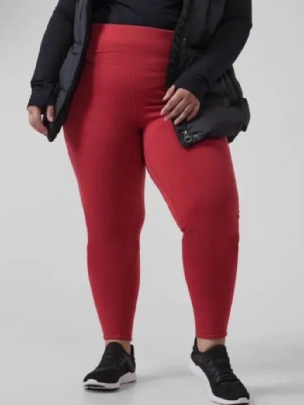 Athleta Altitude Stash Tight in Polartec Power Stretch Size 3X